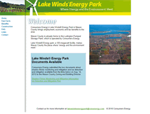 Tablet Screenshot of lakewindsenergypark.com